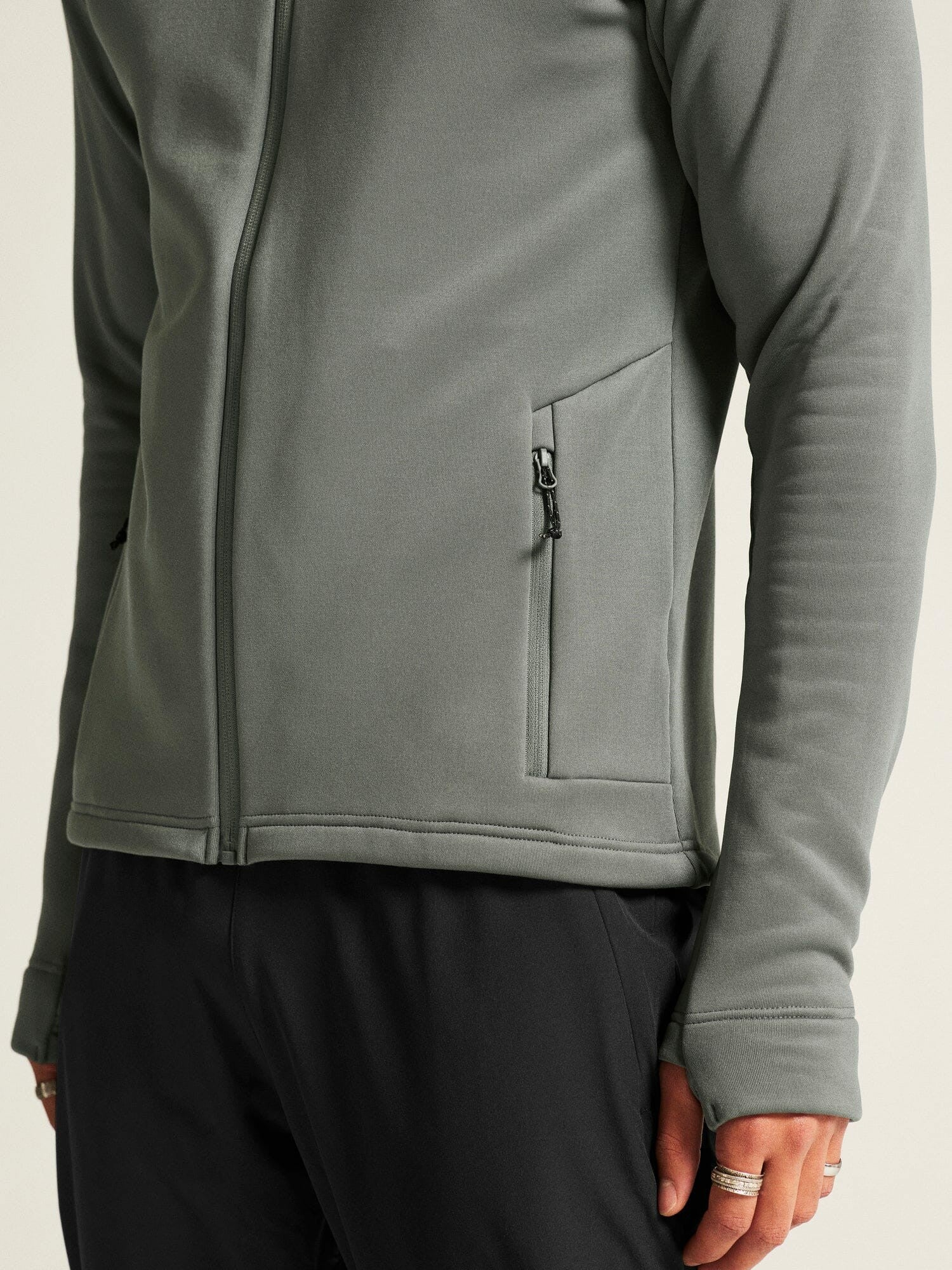 Craft ADV Explore Power Fleece Hood Jacket - Leaf
