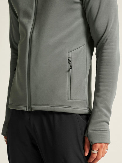 Craft ADV Explore Power Fleece Hood Jacket - Leaf