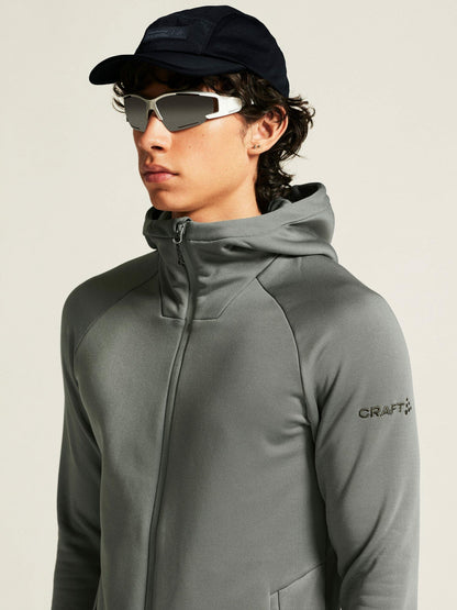 Craft ADV Explore Power Fleece Hood Jacket - Leaf