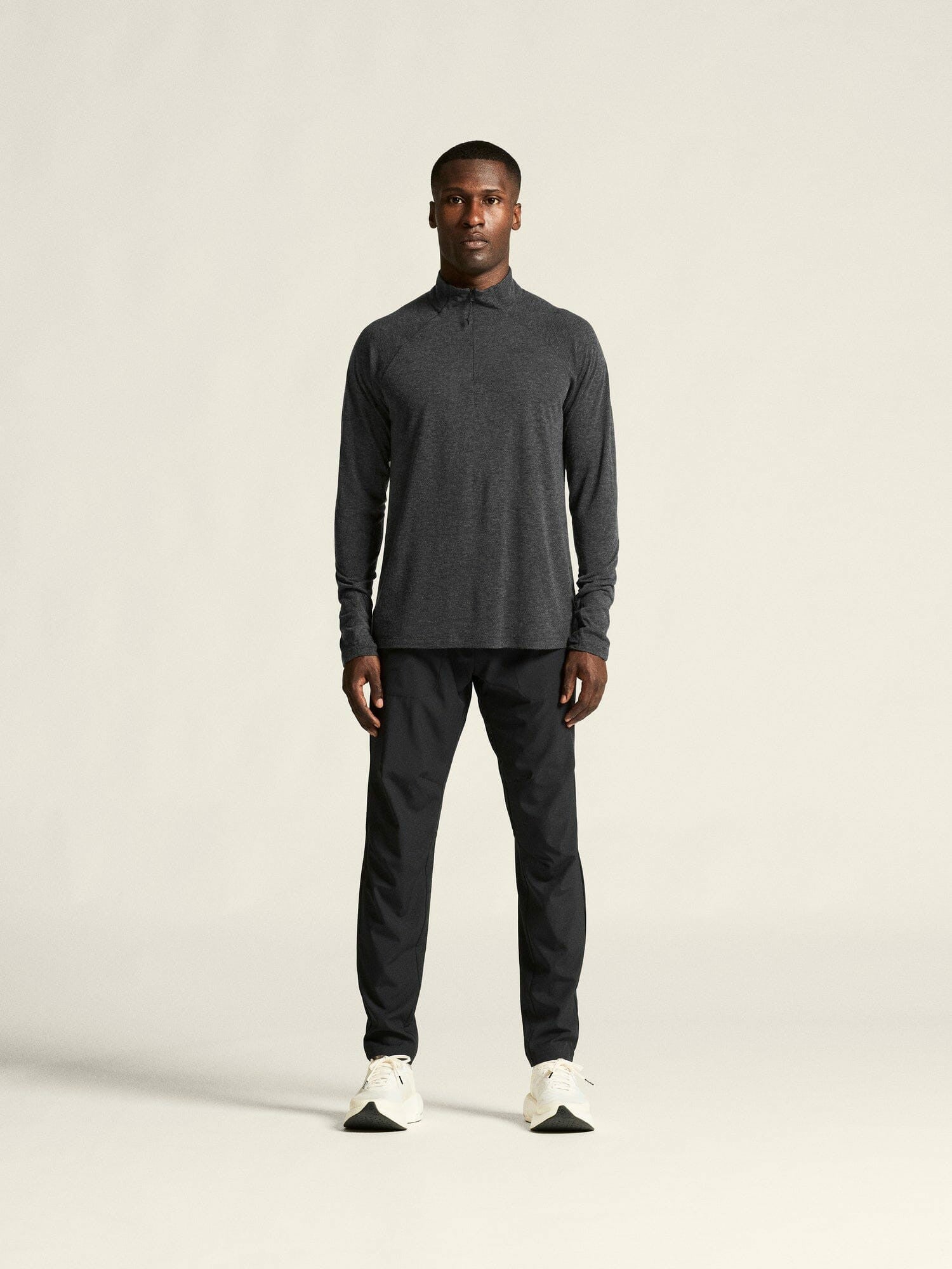 Craft ADV SubZ Wool Longsleeve Tee 3 - Black Melange