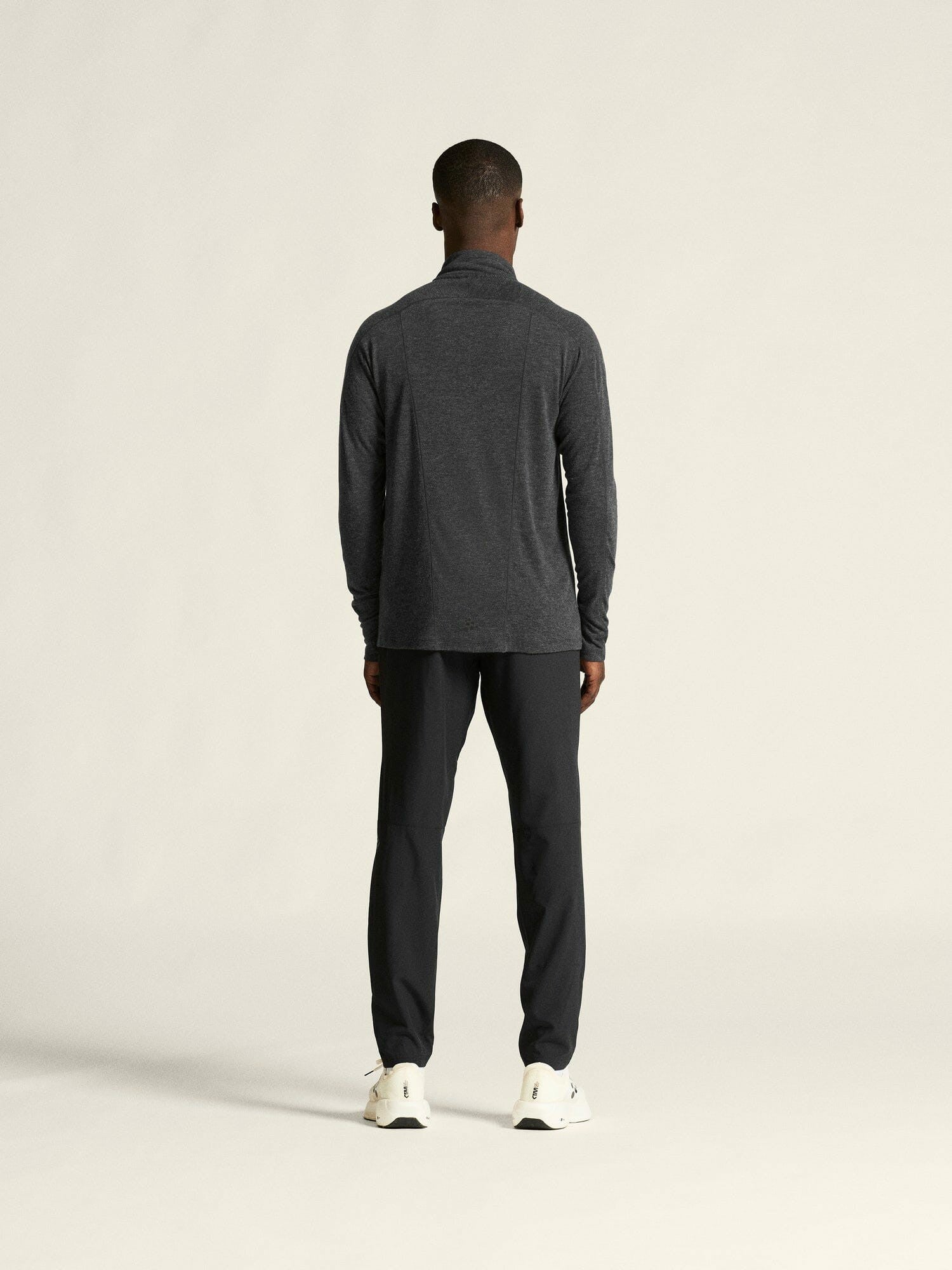 Craft ADV SubZ Wool Longsleeve Tee 3 - Black Melange