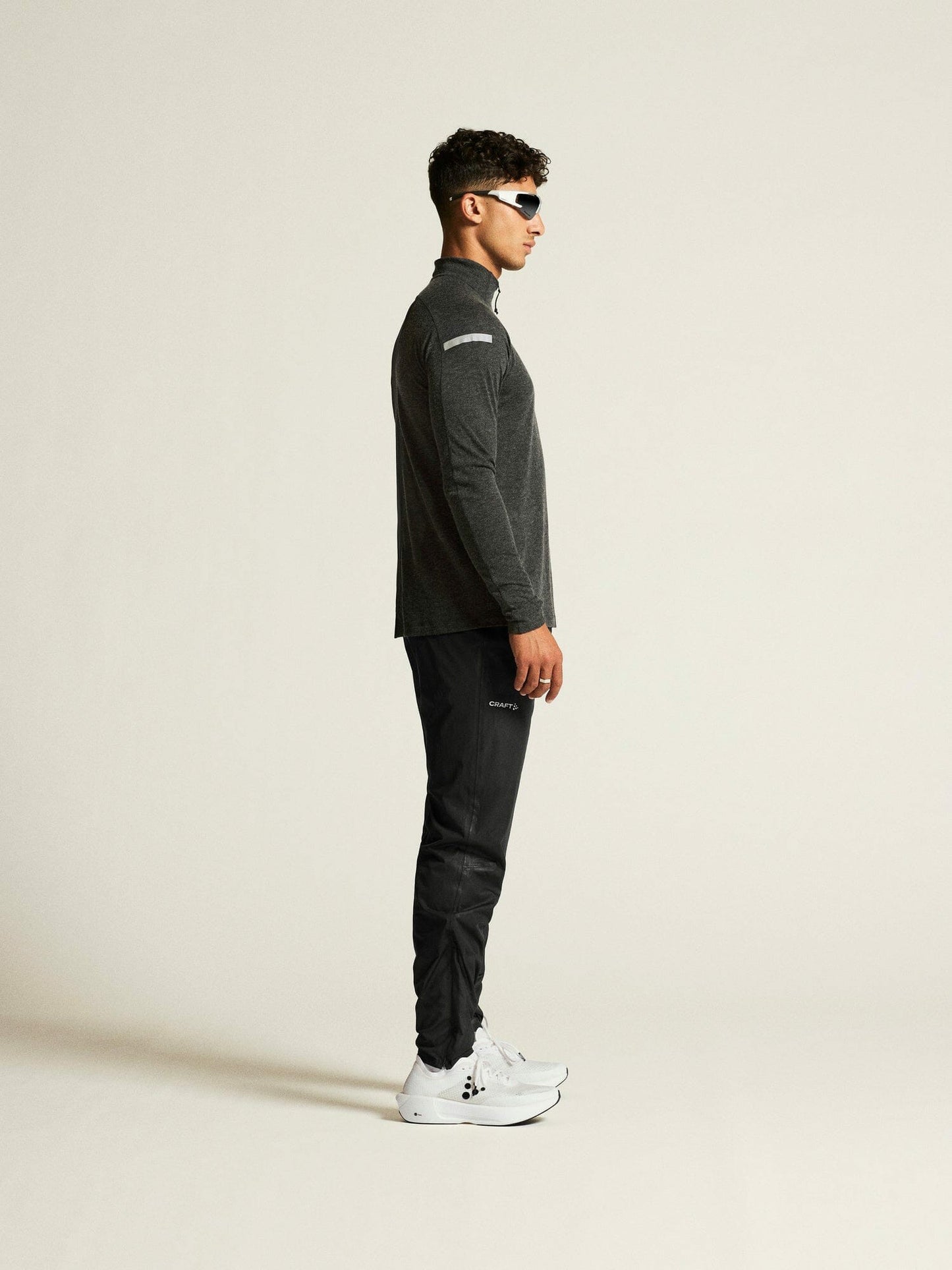 Craft ADV SubZ Wool Longsleeve Tee 3 - Black Melange