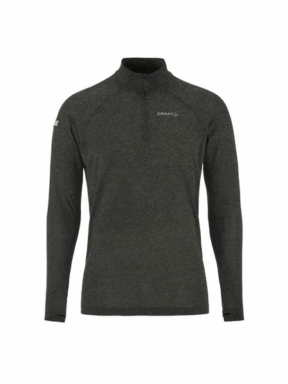 Craft ADV SubZ Wool Longsleeve Tee 3 - Black Melange