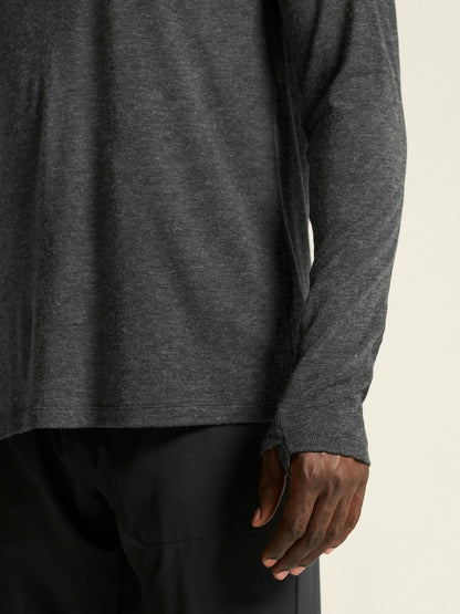 Craft ADV SubZ Wool Longsleeve Tee 3 - Black Melange
