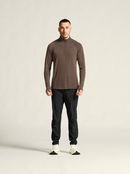 Craft ADV SubZ Wool Longsleeve Tee 3 - Prune/Melange
