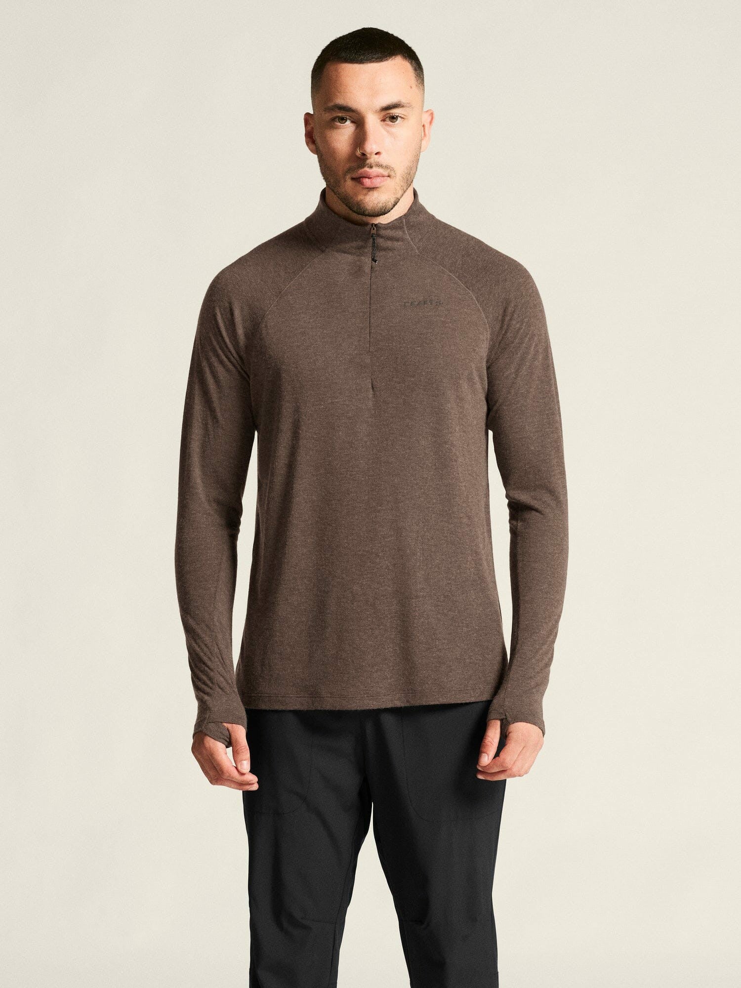 Craft ADV SubZ Wool Longsleeve Tee 3 - Prune/Melange