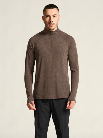 Craft ADV SubZ Wool Longsleeve Tee 3 - Prune/Melange