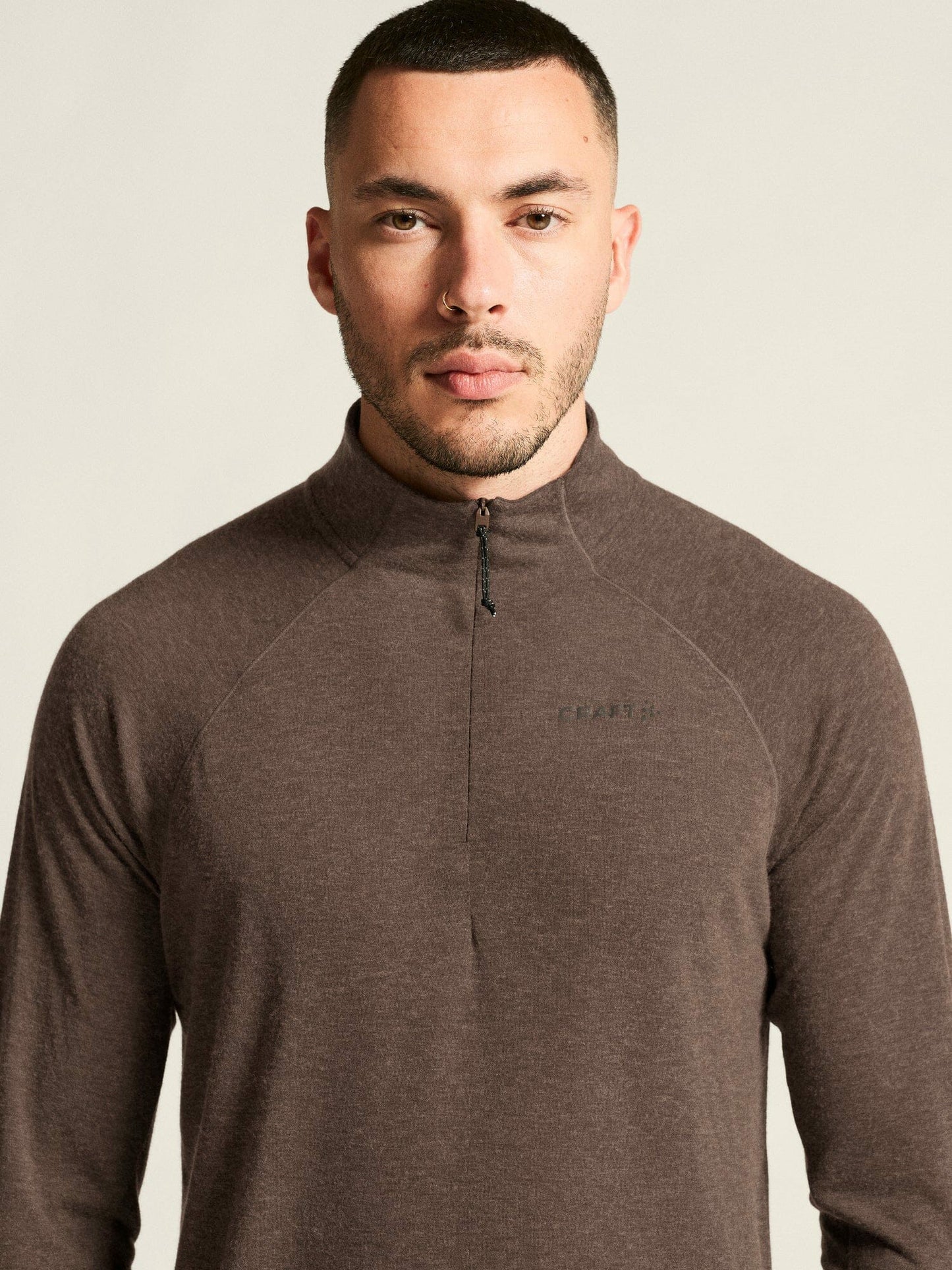 Craft ADV SubZ Wool Longsleeve Tee 3 - Prune/Melange