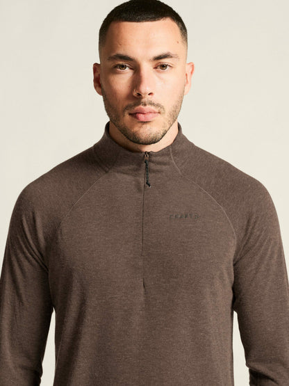 Craft ADV SubZ Wool Longsleeve Tee 3 - Prune/Melange