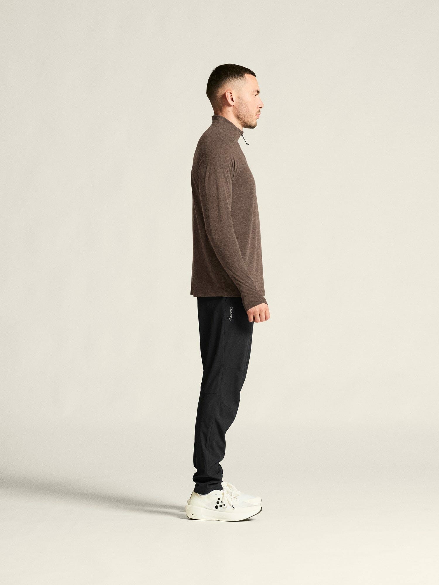 Craft ADV SubZ Wool Longsleeve Tee 3 - Prune/Melange