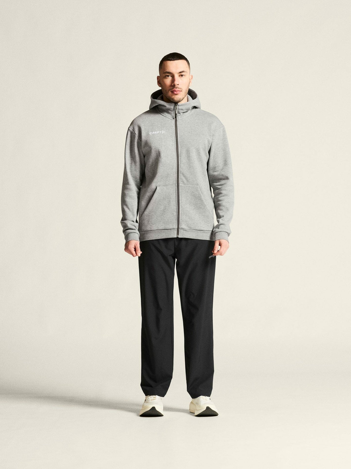 Craft Community 2.0 Logo Full-Zip Hoodie - Grey Melange