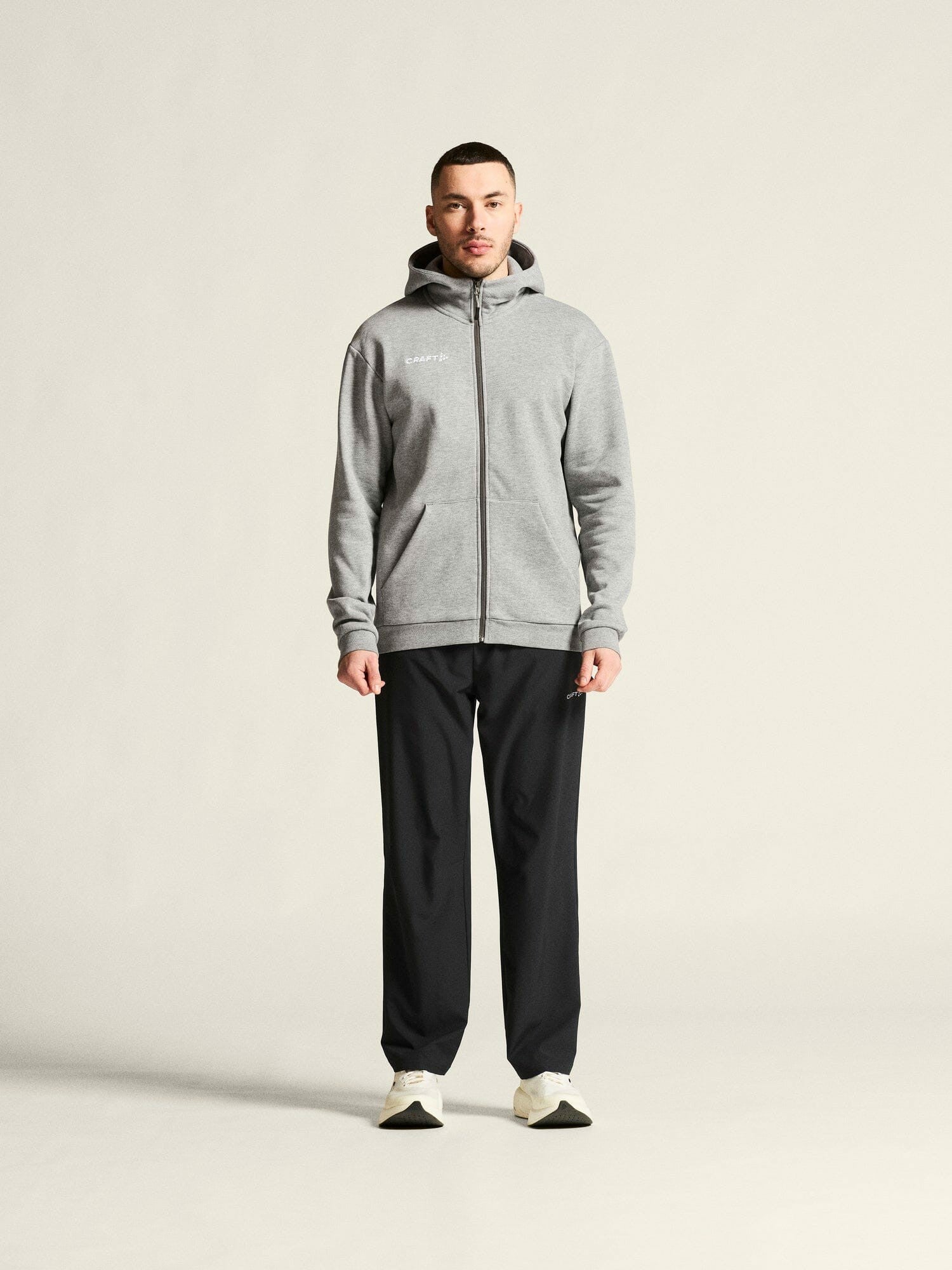 Craft Community 2.0 Logo Full-Zip Hoodie - Grey Melange