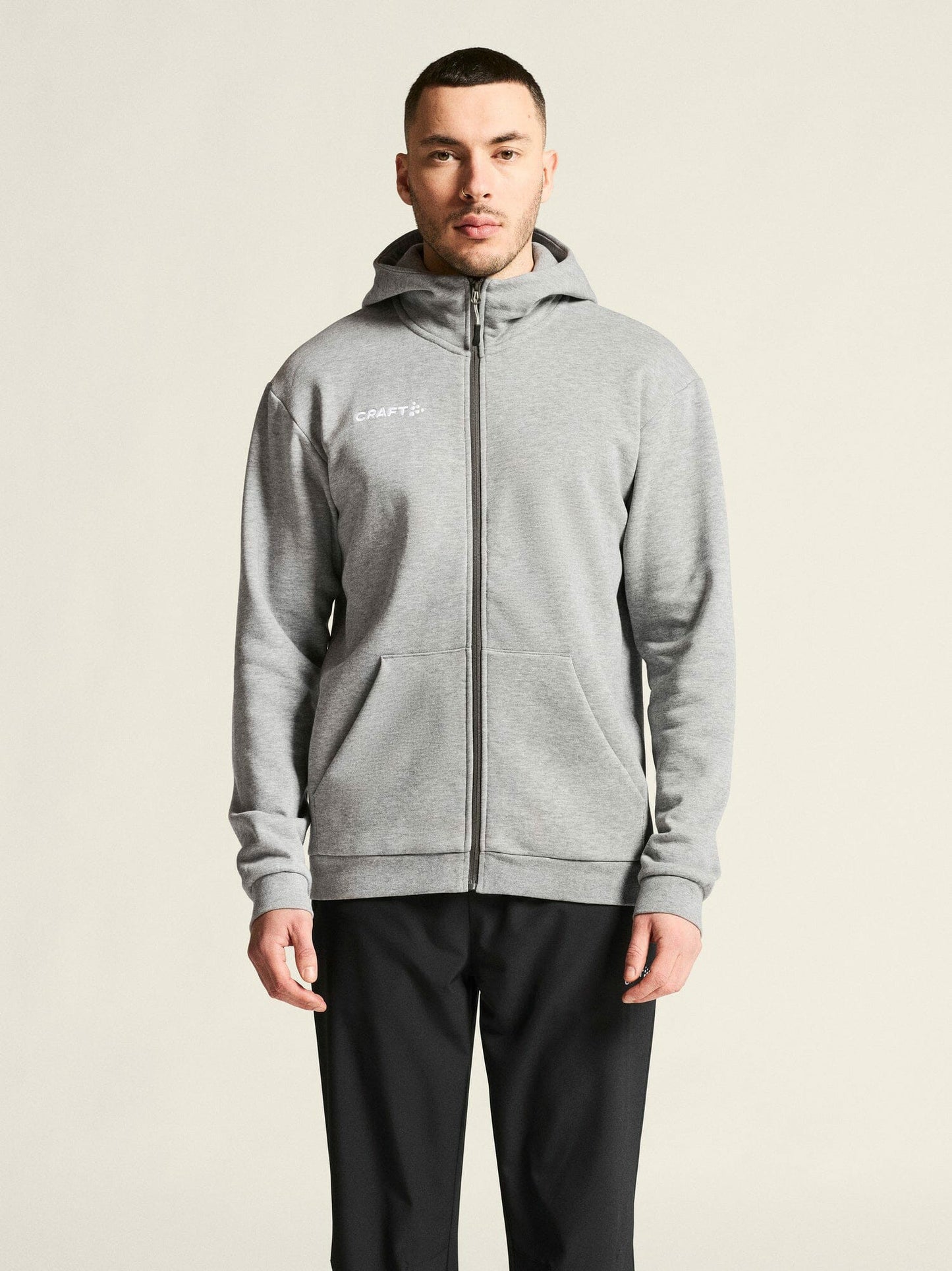 Craft Community 2.0 Logo Full-Zip Hoodie - Grey Melange