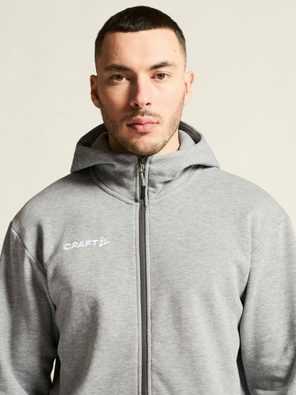 Craft Community 2.0 Logo Full-Zip Hoodie - Grey Melange