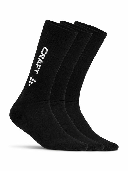 Craft Ability Indoor 3-Pack Sock Unisex - Black