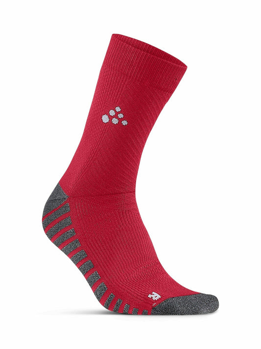 Craft Progress Anti Slip Mid Sock Unisex - BRIGHT RED