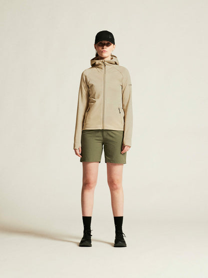 Craft ADV Explore Power Fleece Hood Jacket - Hay