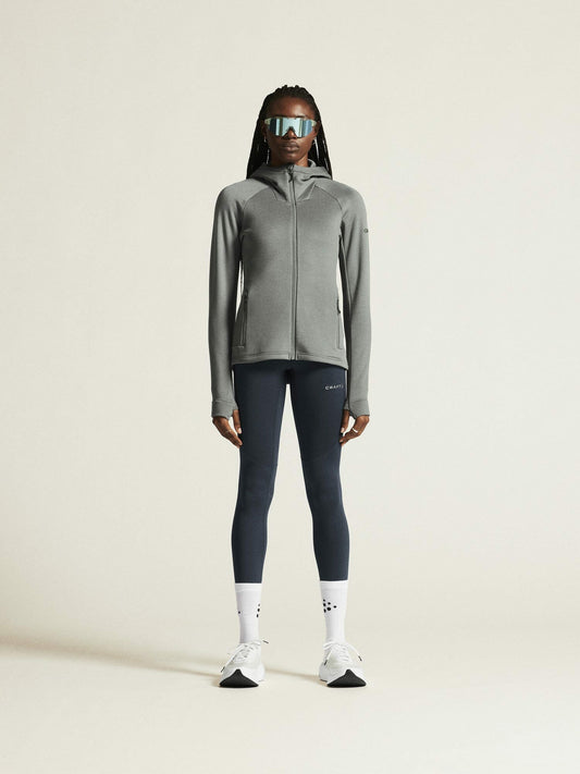 Craft ADV Explore Power Fleece Hood Jacket - Leaf
