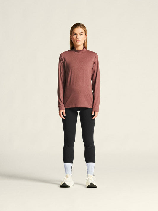Craft Flow Ms Longsleeve - ROSE BROWN/MELANGE