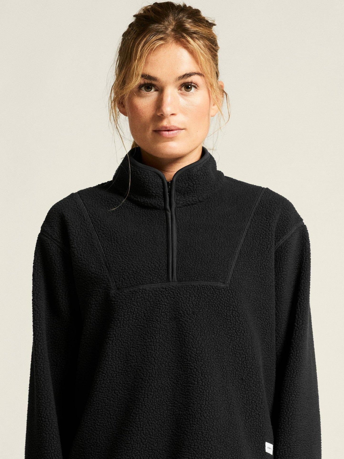 Craft Join Pile Fleece Half-Zip - Black