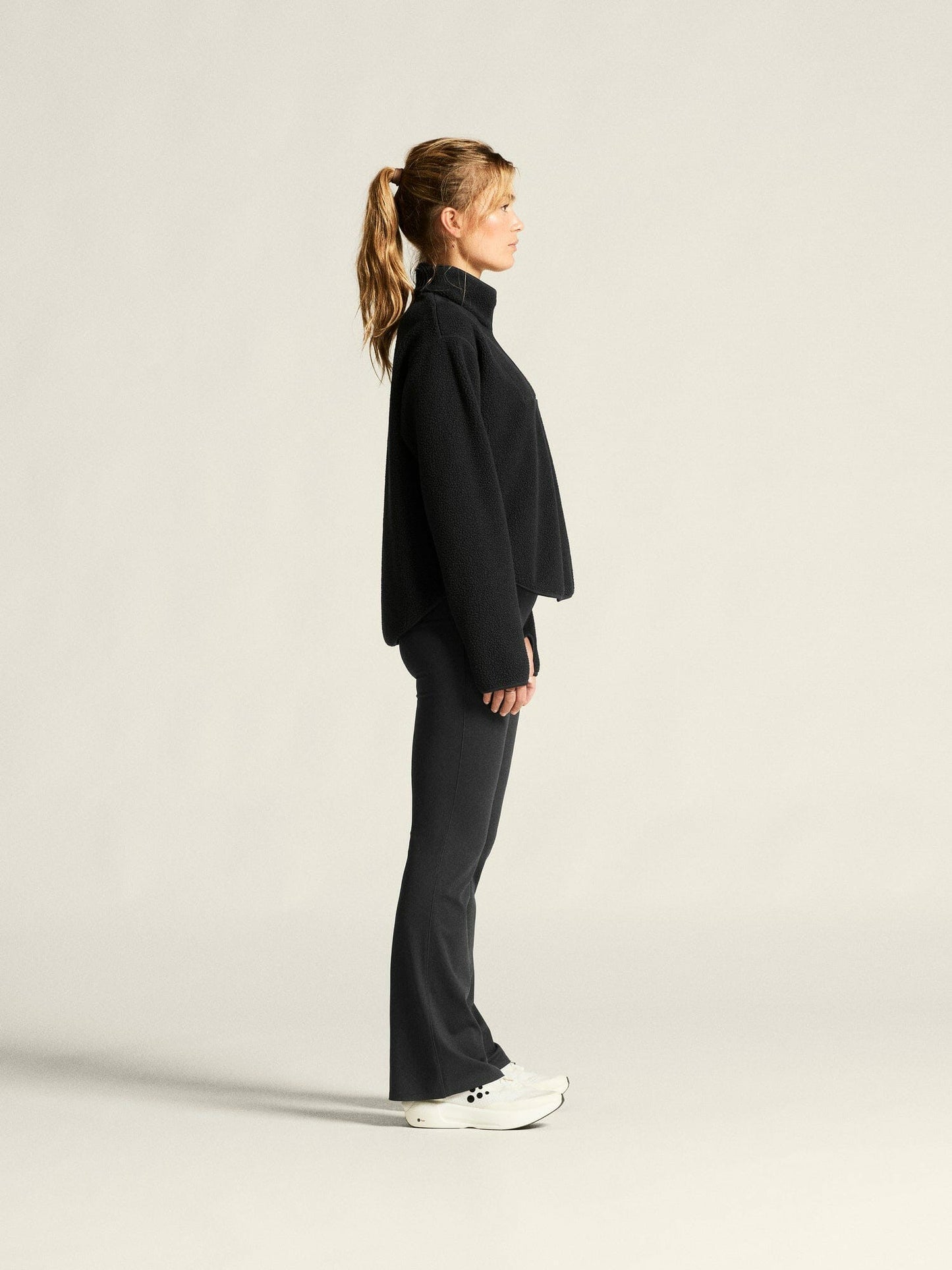 Craft Join Pile Fleece Half-Zip - Black