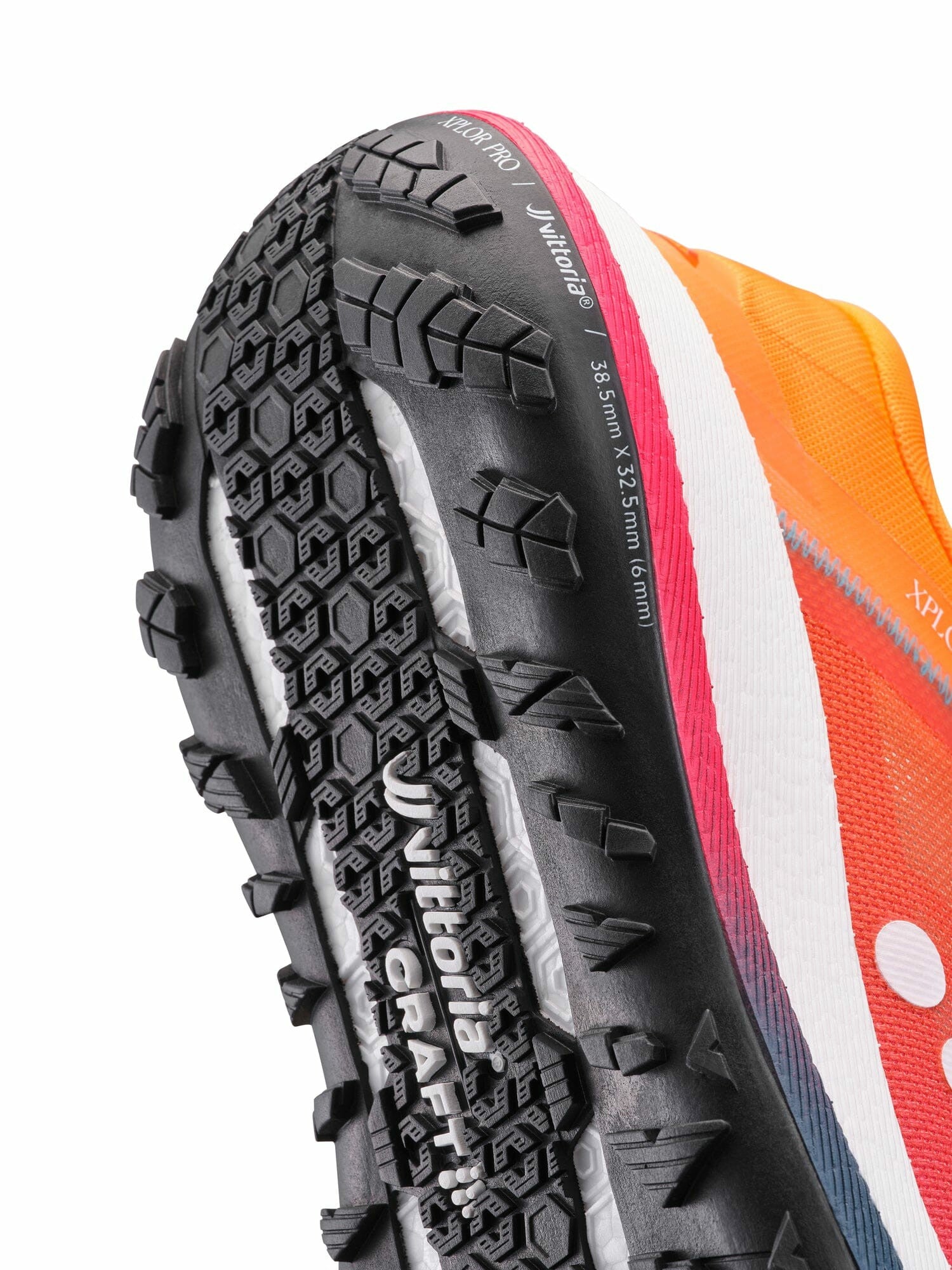 Craft Xplor Pro Running Shoe - Flourange/Cosmo