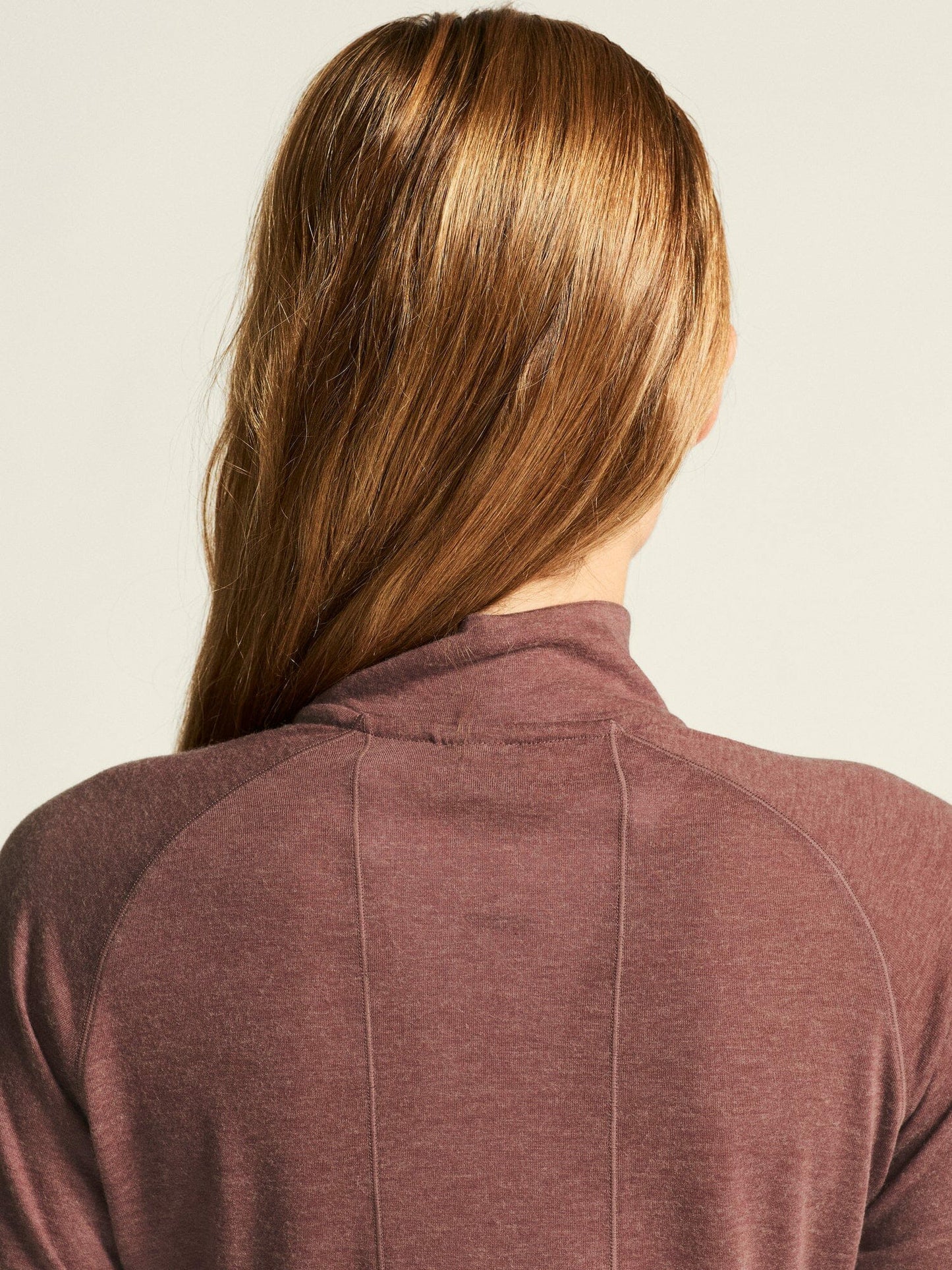 Craft ADV SubZ Wool Longsleeve Tee 3 - ROSE BROWN/MELANGE