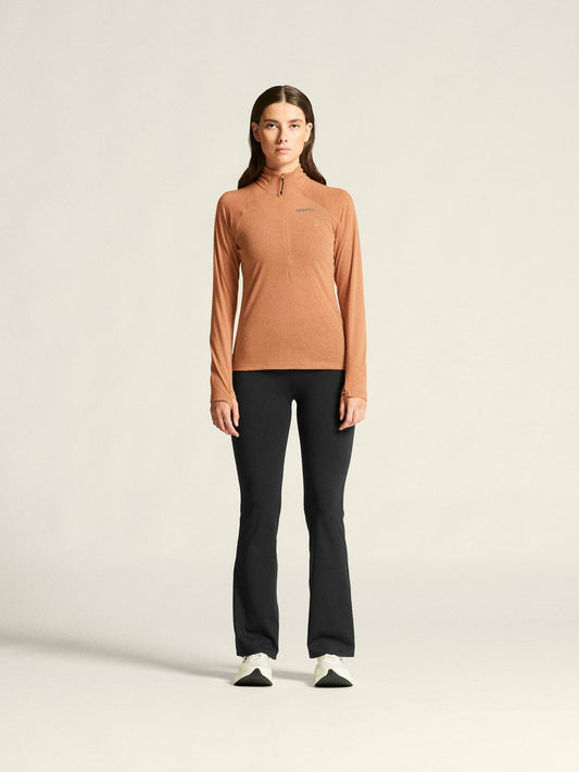 Craft ADV SubZ Wool Longsleeve Tee 3 - SYRUP/MELANGE