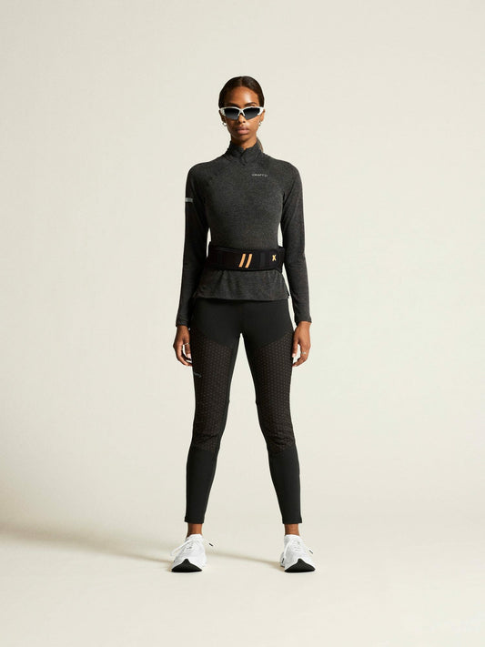 Craft ADV SubZ Wool Longsleeve Tee 3 - Black Melange