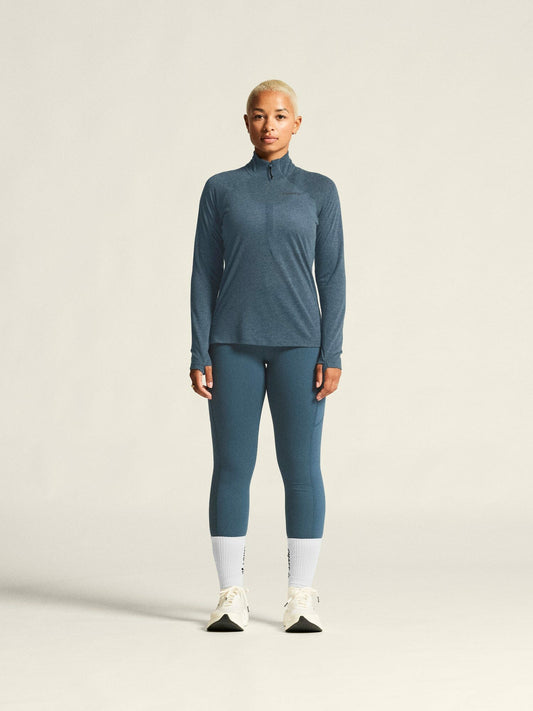 Craft ADV SubZ Wool Longsleeve Tee 3 - ENSIGN/MELANGE