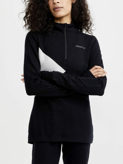 Craft ADV Nordic Wool Baselayer - BLACK/ASH