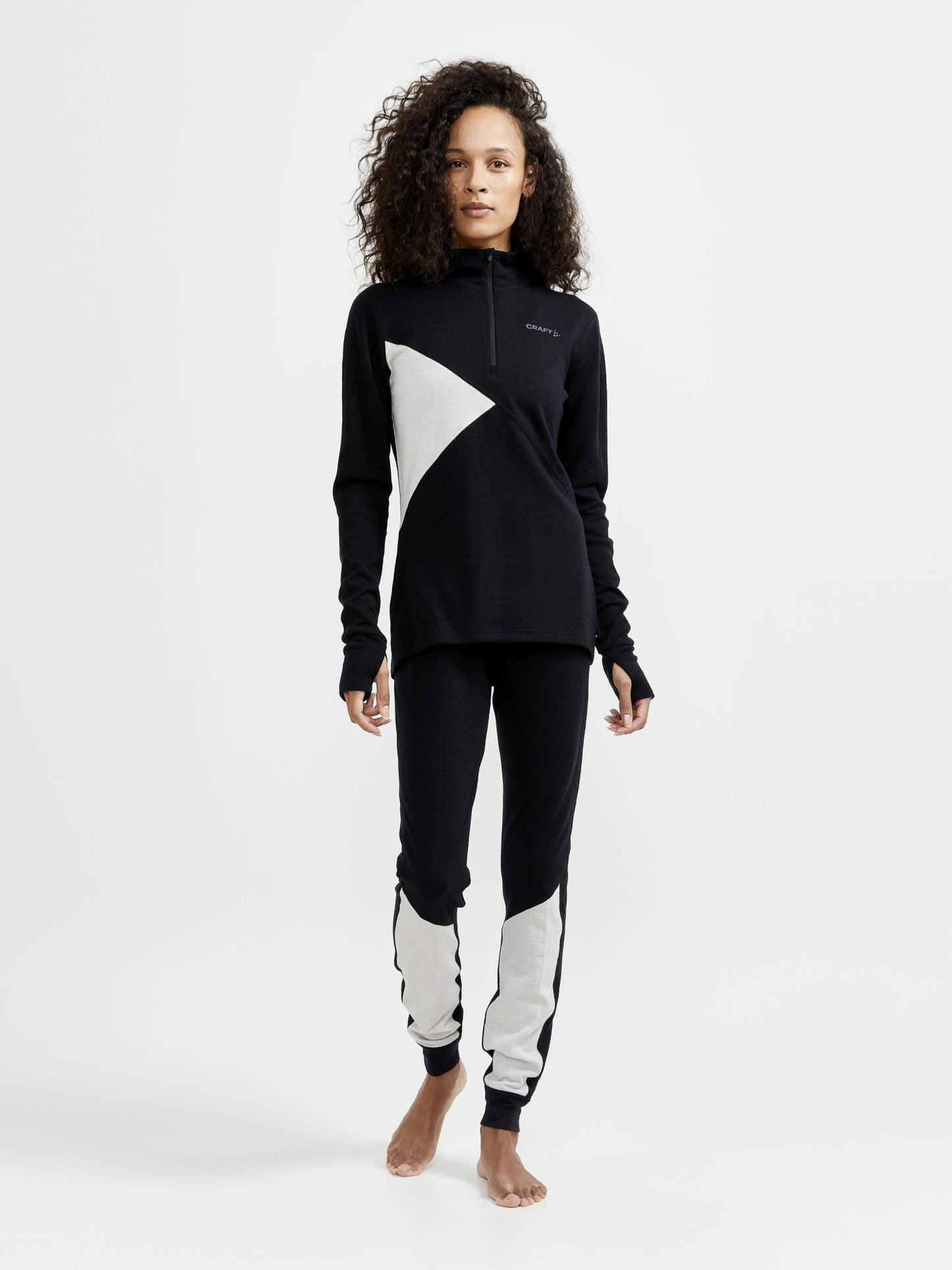 Craft ADV Nordic Wool Baselayer - BLACK/ASH
