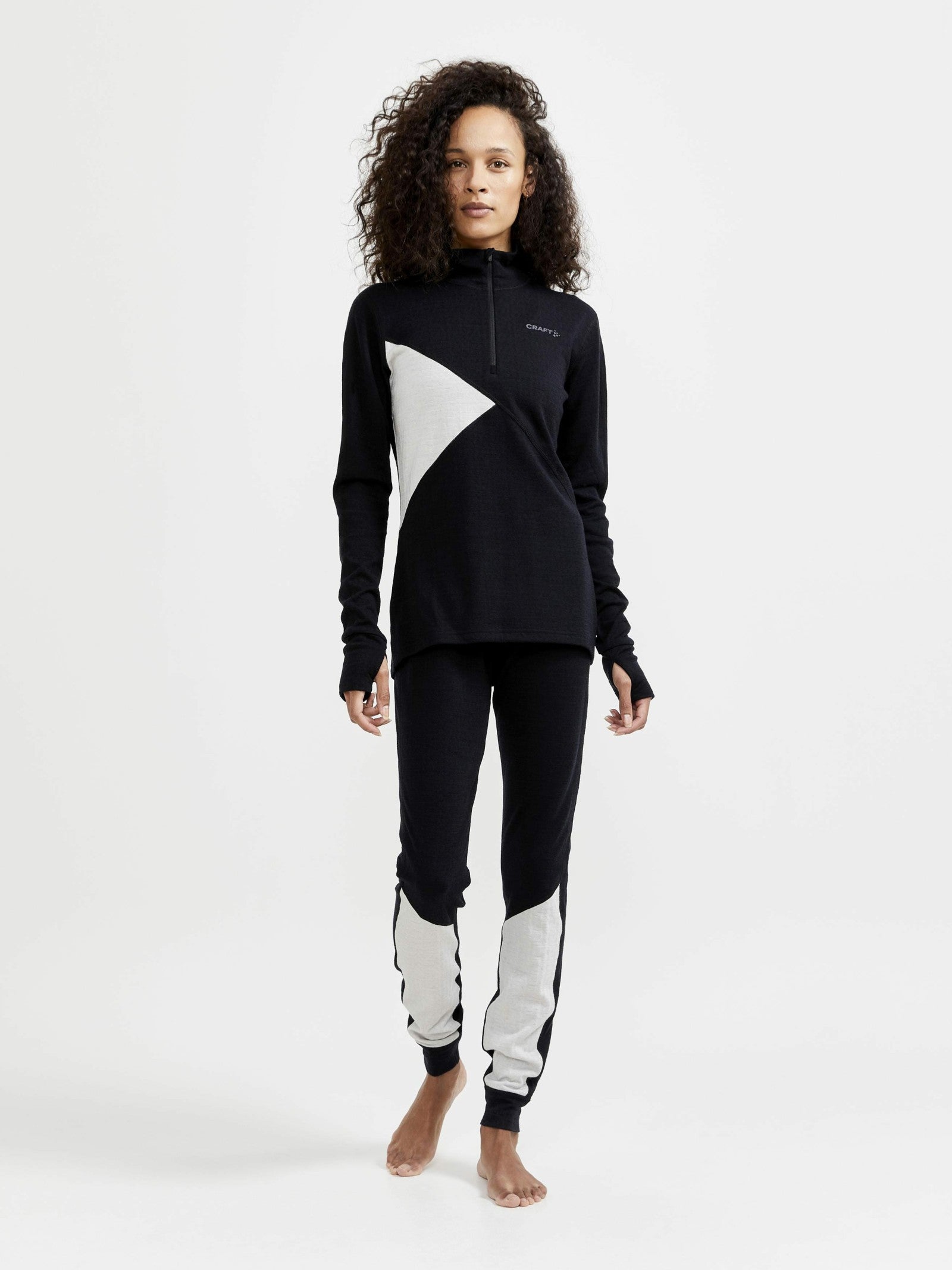 Craft ADV Nordic Wool Baselayer - BLACK/ASH