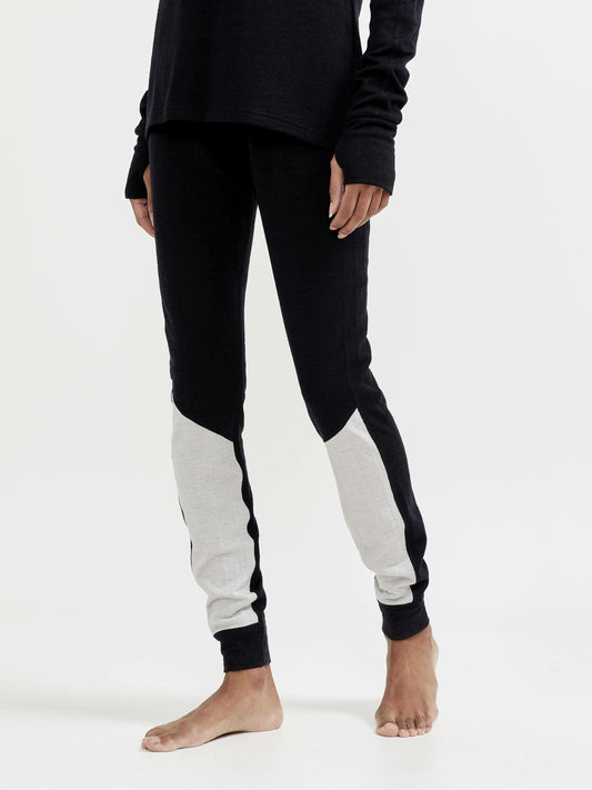 Craft ADV Nordic Wool Baselayer Pant - BLACK/ASH