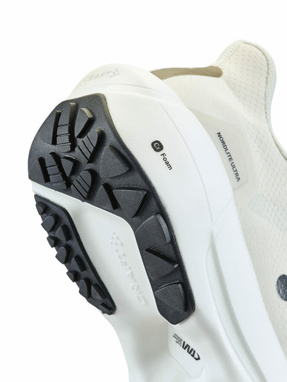 Craft Nordlite Ultra Gravel Running Shoe - Ash White/Black