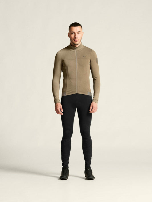Craft ADV SubZ Cycling LS Jersey - Taupe