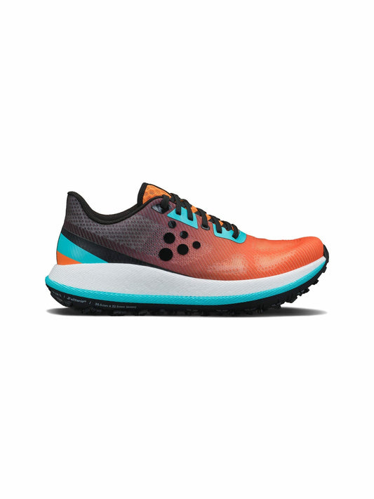 Craft Xplor 2 Running Shoe - Flourange/Contrast Black