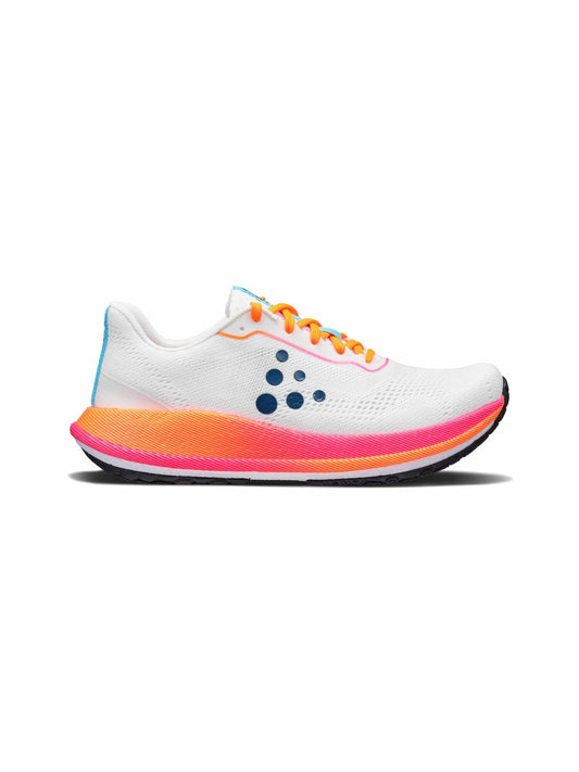Craft Pacer 2 Running Shoe - White/Flourange