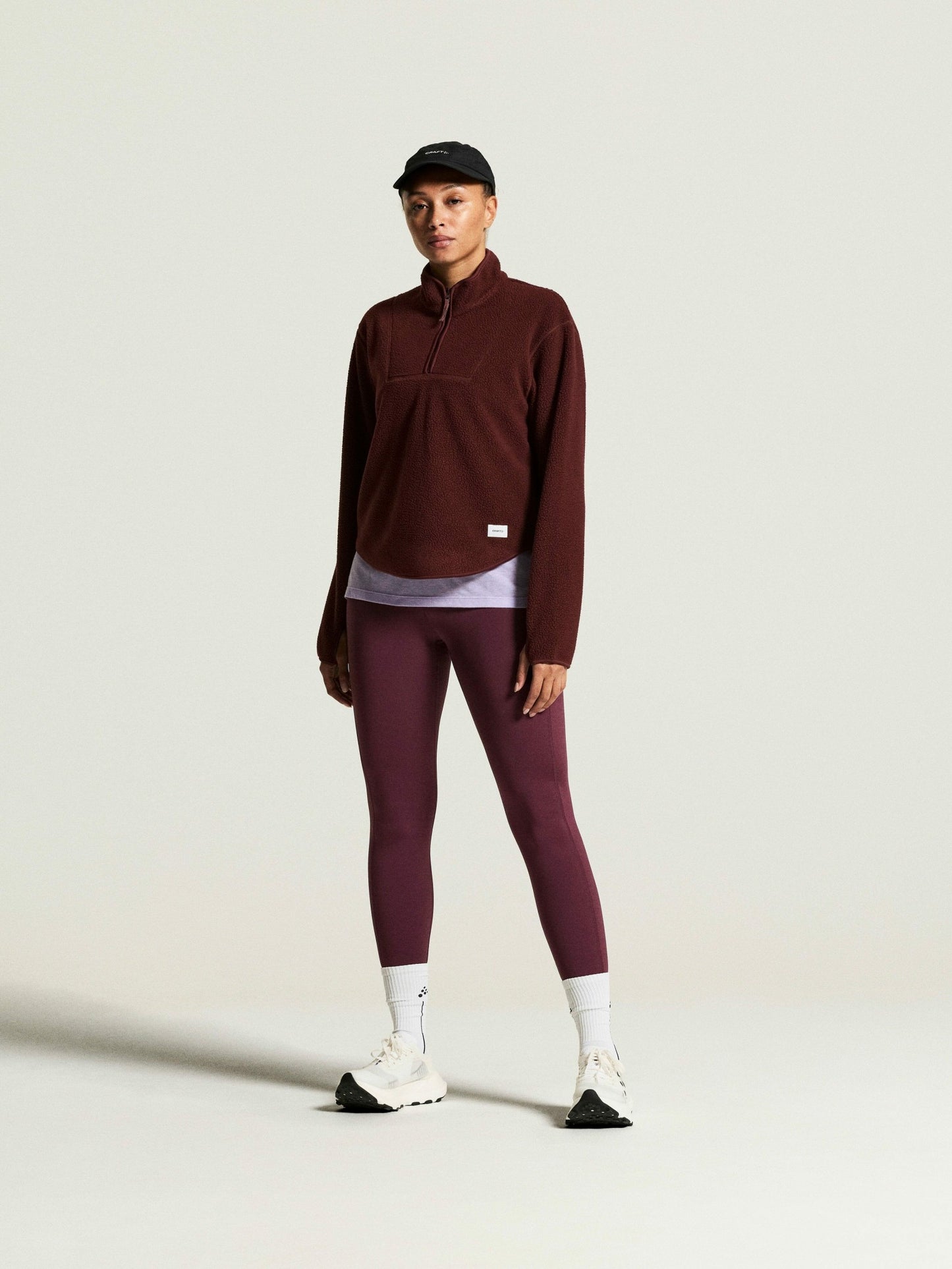 Craft Join Pile Fleece Half-Zip - DK Fig