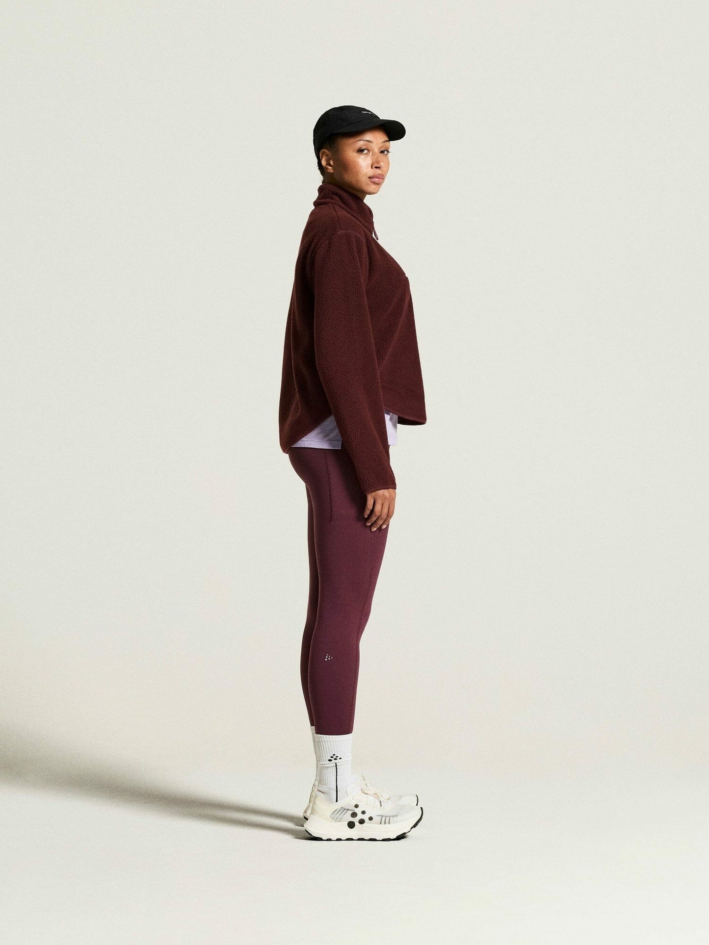 Craft Join Pile Fleece Half-Zip - DK Fig