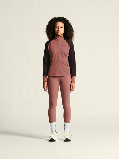 Craft Core XC Training Jacket - Rose Brown/DK Plum