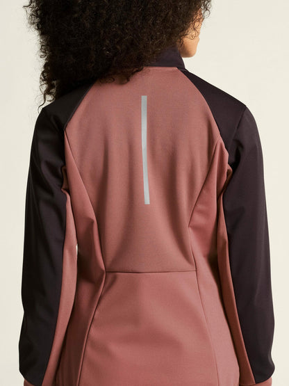 Craft Core XC Training Jacket - Rose Brown/DK Plum