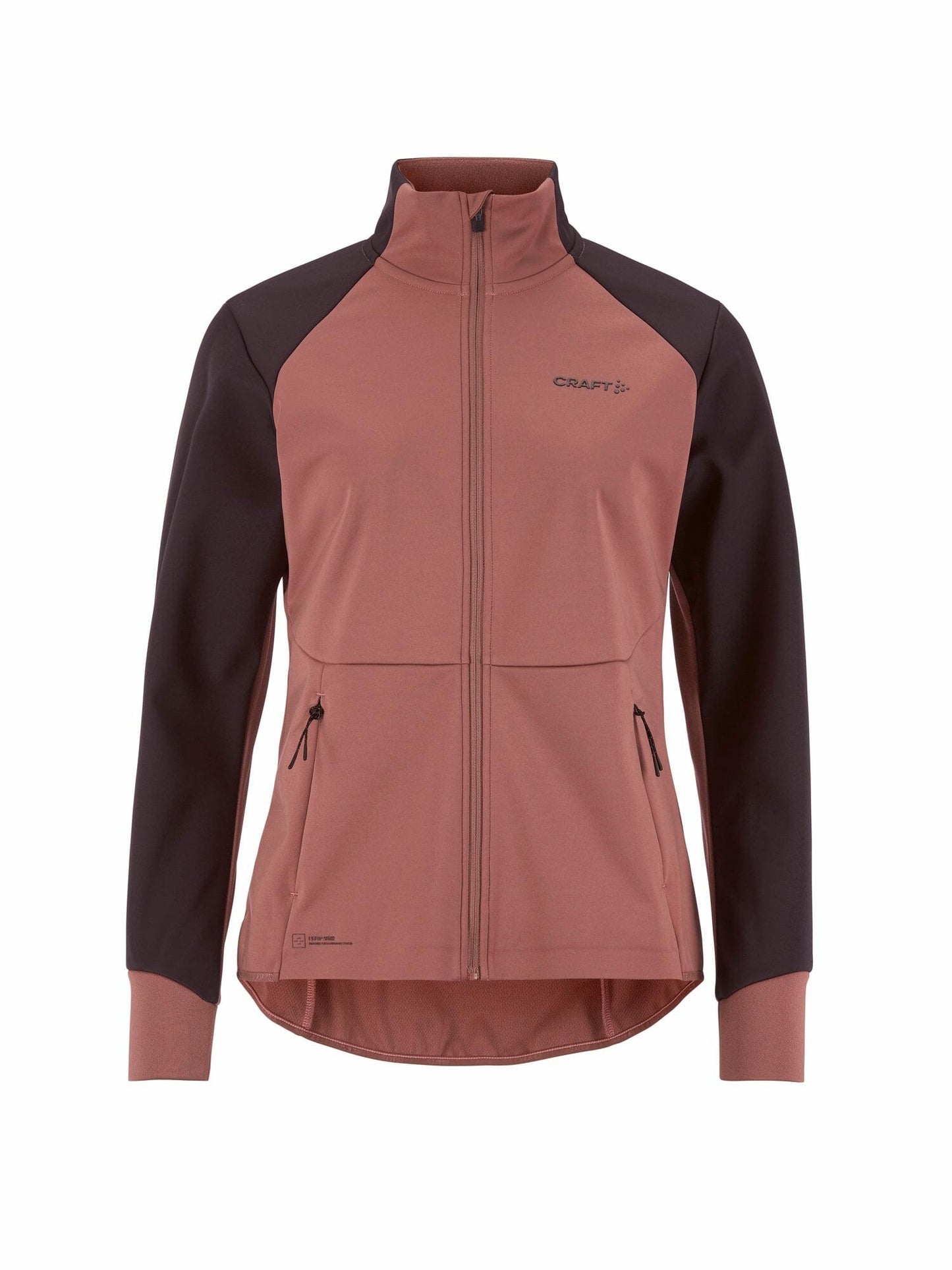 Craft Core XC Training Jacket - Rose Brown/DK Plum