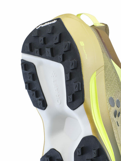 Craft Nordlite Ultra Pro Gravel Running Shoe - Leaf/Contrast Yellow