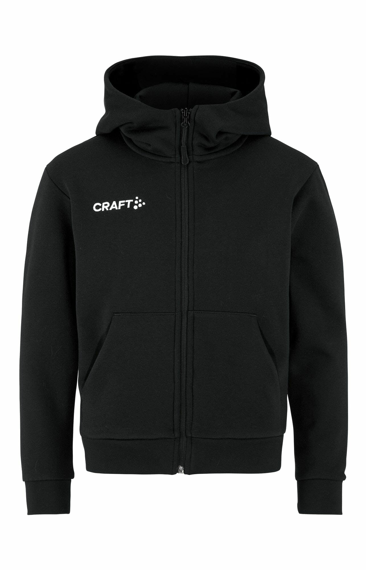Craft Junior Community 2.0 Logo Full-Zip Hoodie - Black
