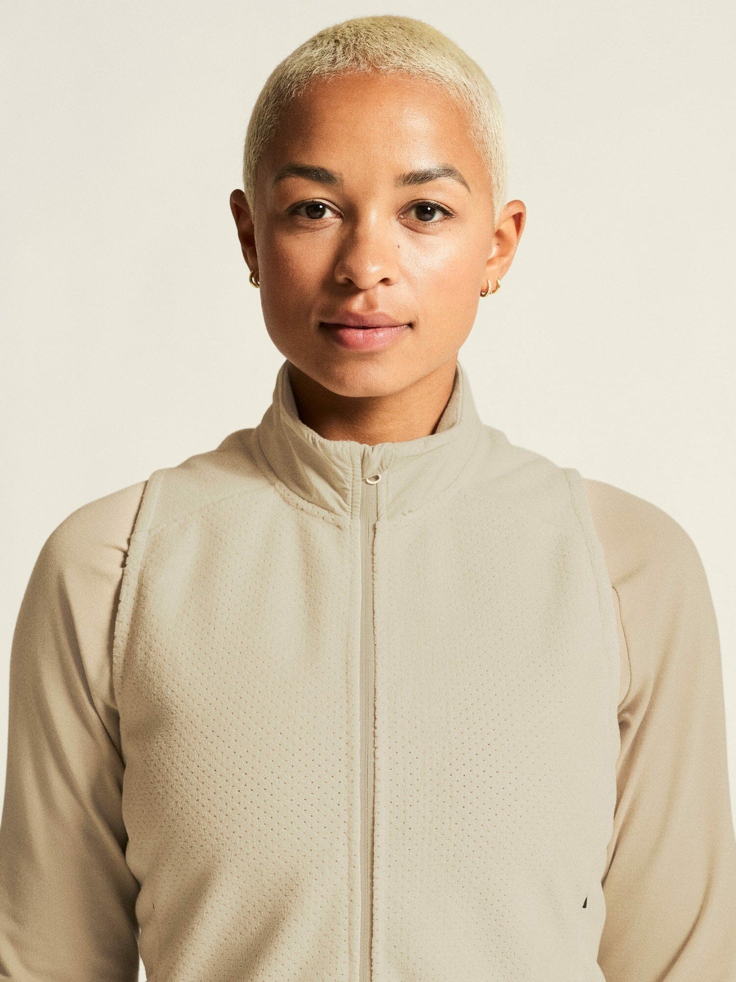 Craft SubZ Fleece Running Vest - Plaster