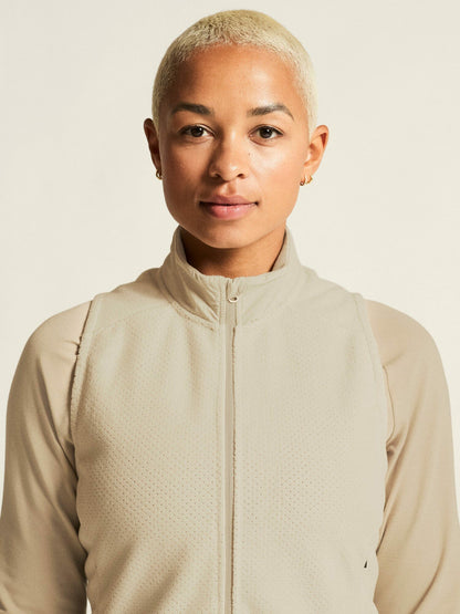 Craft SubZ Fleece Running Vest - Plaster