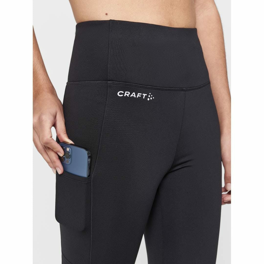 Craft ADV Essence High Waist Warm Tights - Black