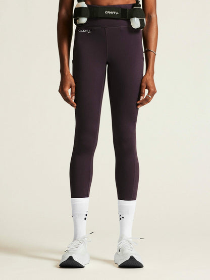 Craft ADV Essence High Waist Warm Tights - Black