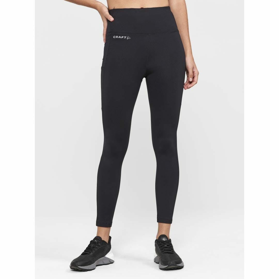 Craft ADV Essence High Waist Warm Tights - Black